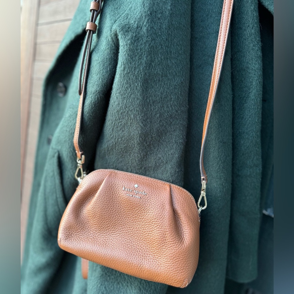 ♠️ Kate Spade New York - Dumpling convertible crossbody bag, warm gingerbread
